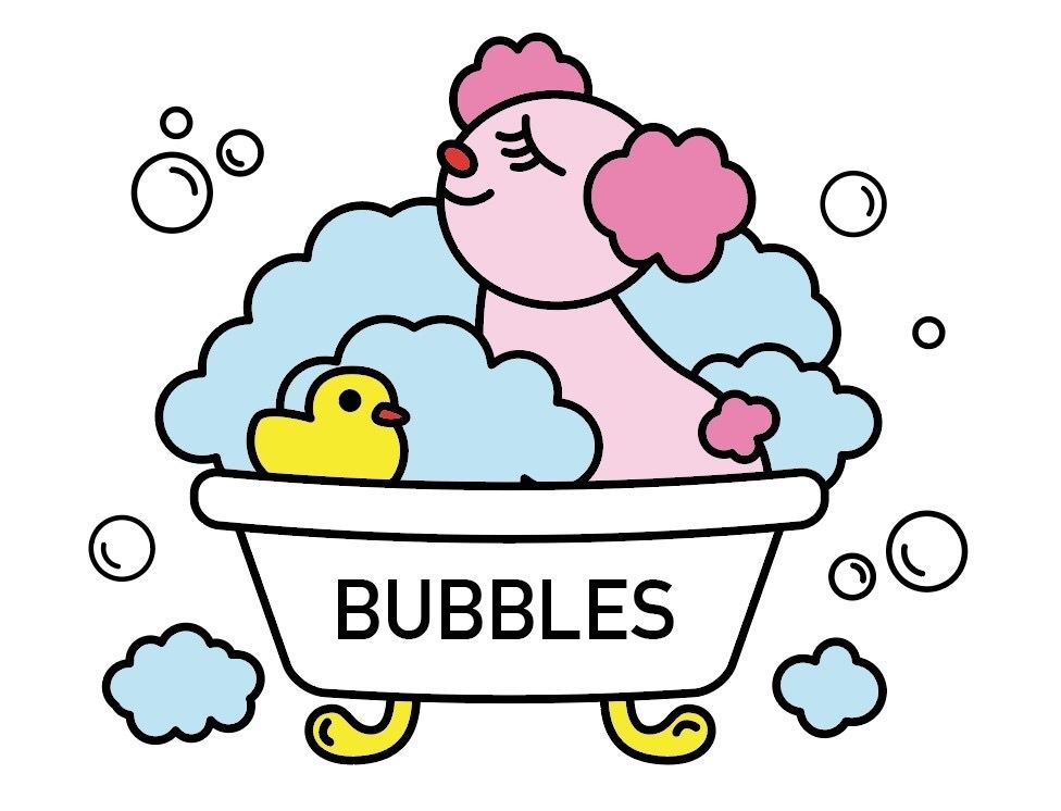 Pet Salon BUBBLES Logo